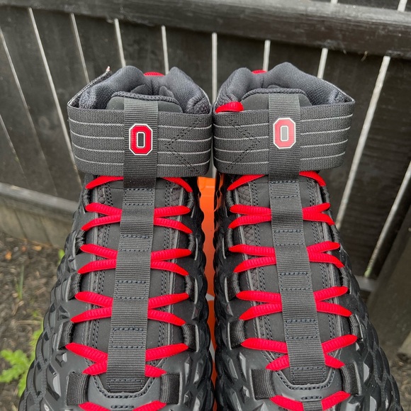 SAMPLE Nike Ohio State PE Force Savage Pro 2 Football Cleats Black Men’s Size 17